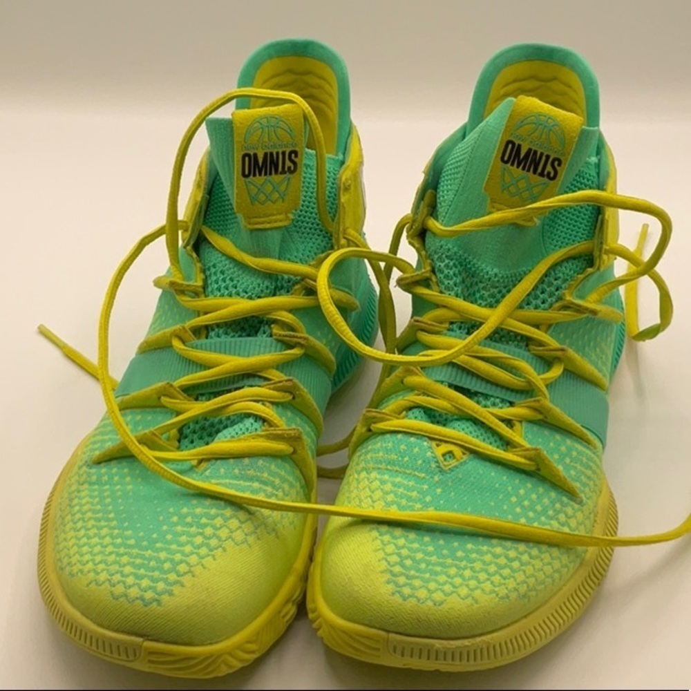 New Balance OMN1S Neon Green Kawhi Leonard size 8 MEN’S BASKETBALL SHOES - Picture 2 of 5